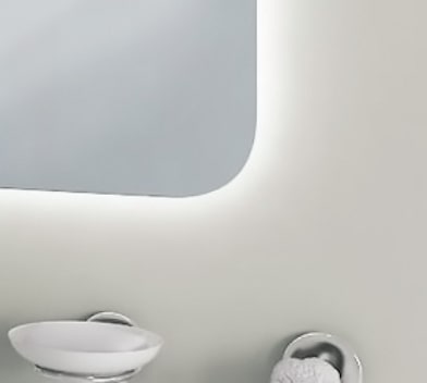 Badspiegel mit runden Ecken Bild Badspiegel mit runden Ecken