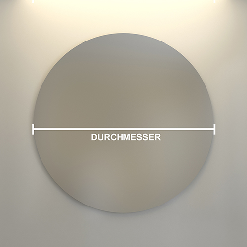 Durchmesser des runden LED Spiegels Bild Durchmesser des runden LED Spiegels