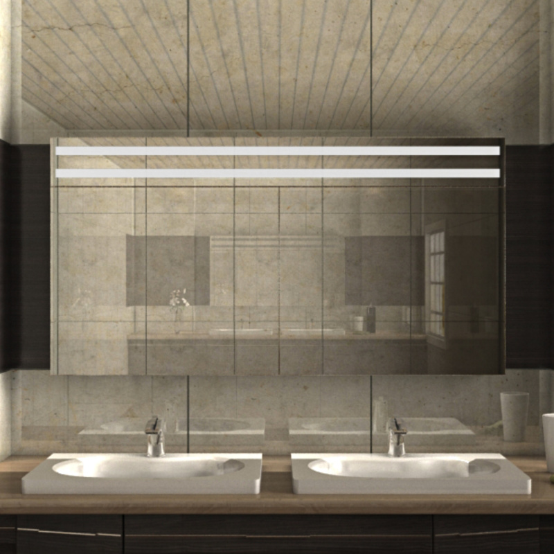 Bild Spiegelschrank Badezimmer mit Licht Halmstad