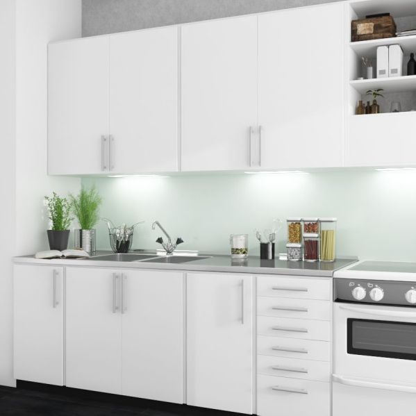 Bild Küchenrückwand mit grünem Schimmer REF 9010