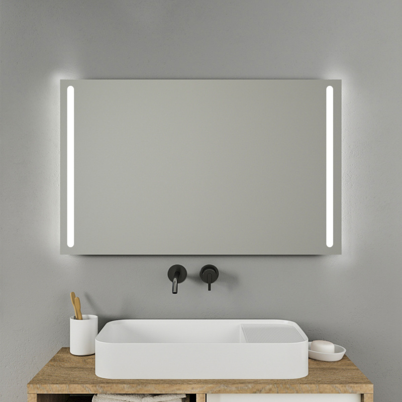 Bild Badspiegel mit LED Beleuchtung - Wasser
