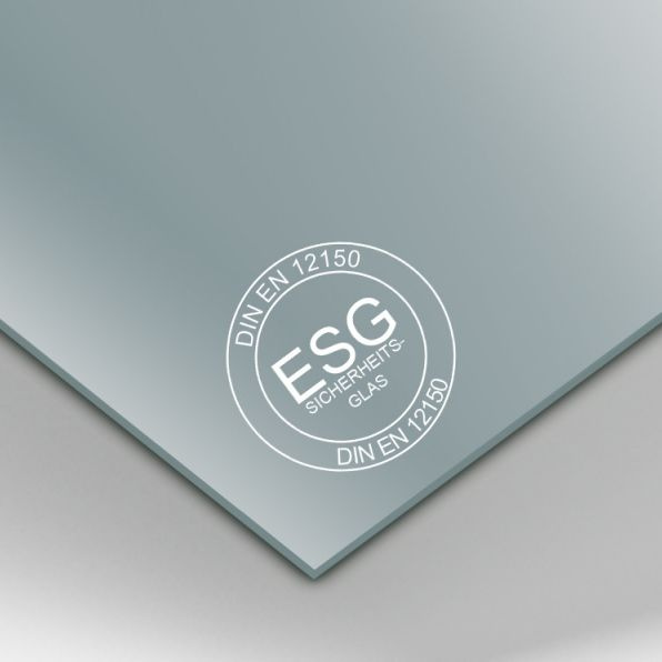 Sicherheitsglas im Zuschnitt nach Mass ESG 8 mm dick 