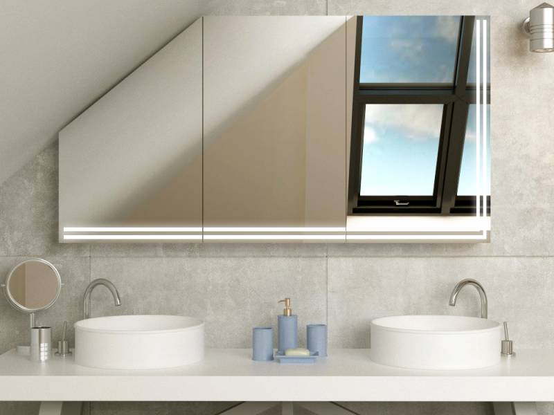 Spiegelschrank für Dachschräge Buskerud kaufen | Spiegel-Deutschland