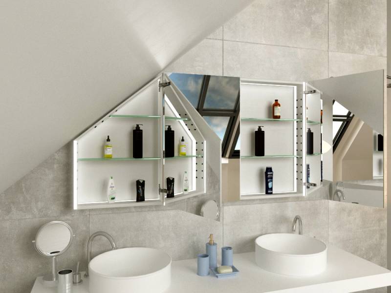 Spiegelschrank Fur Dachschrage Viborg Kaufen Spiegel Deutschland