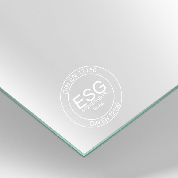 Bild ESG Glas satiniert 4 mm