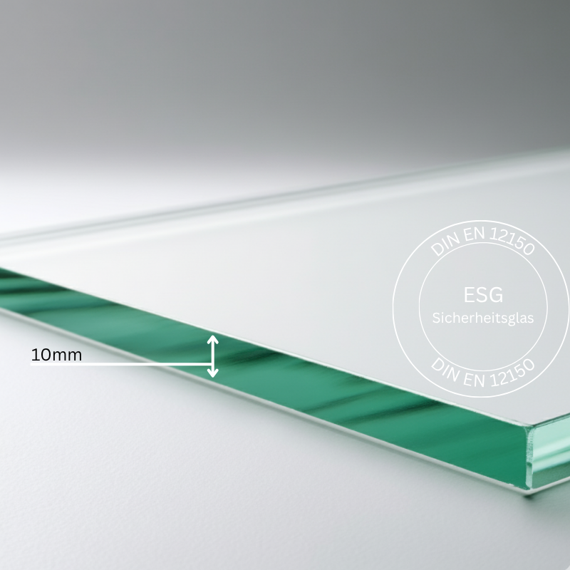 Bild ESG Glas satiniert 10 mm