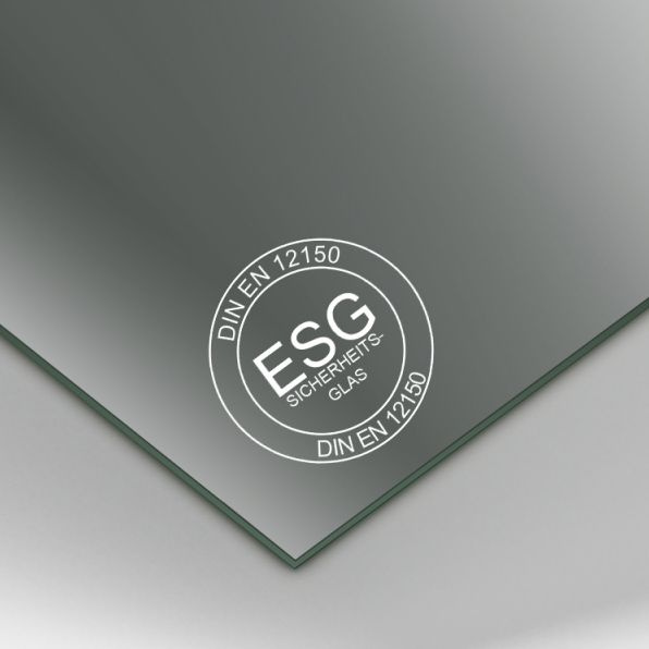 Bild ESG Glas Parsol® grau  4 mm
