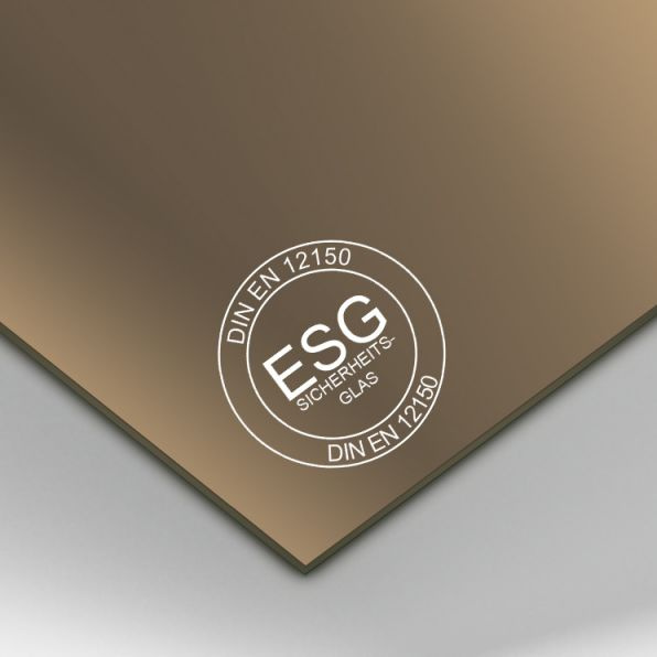 Bild ESG Glas Parsol® hellbraun bronce  4 mm