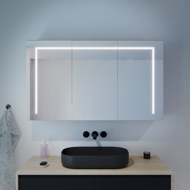 Bild LED Badezimmer Spiegelschrank Melina