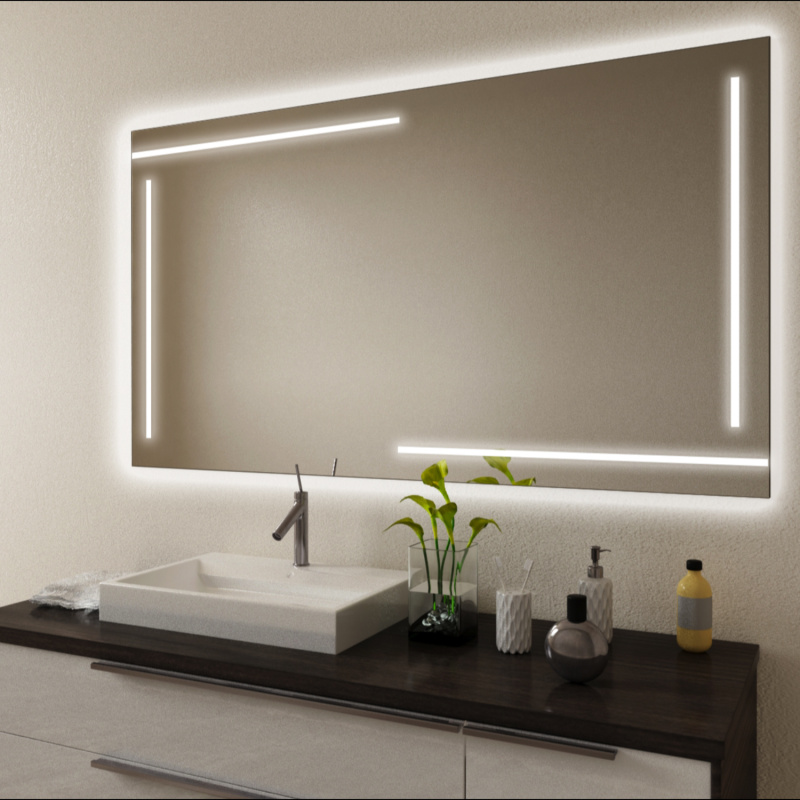 Bild Eleganter Badspiegel mit LED Hildis