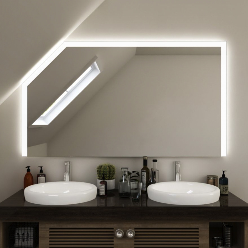 Bild LED beleuchteter Spiegel Tora