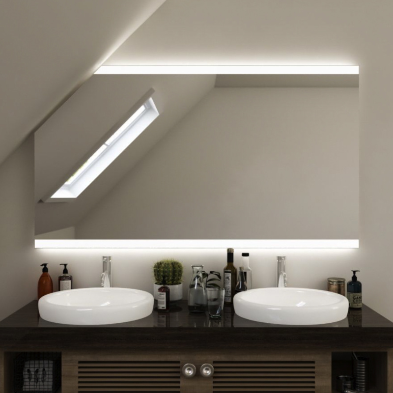 Bild Badezimmerspiegel LED für Dachschräge Barrit
