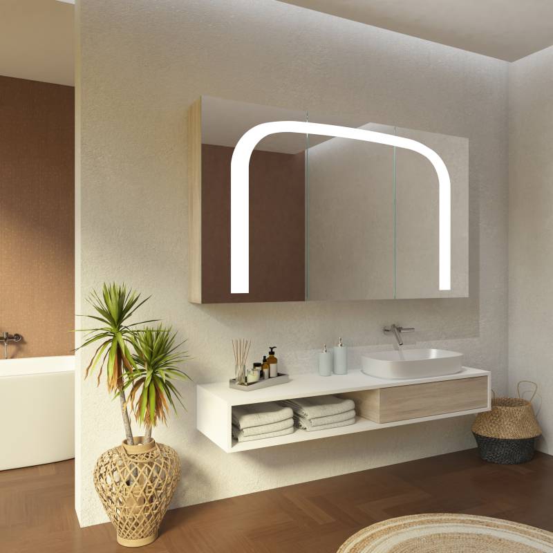 Design Spiegelschrank fürs Bad Kalmar