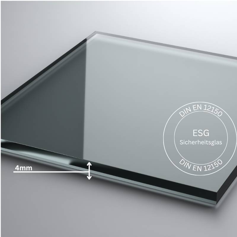 ESG Glas Parsol® grau  4 mm