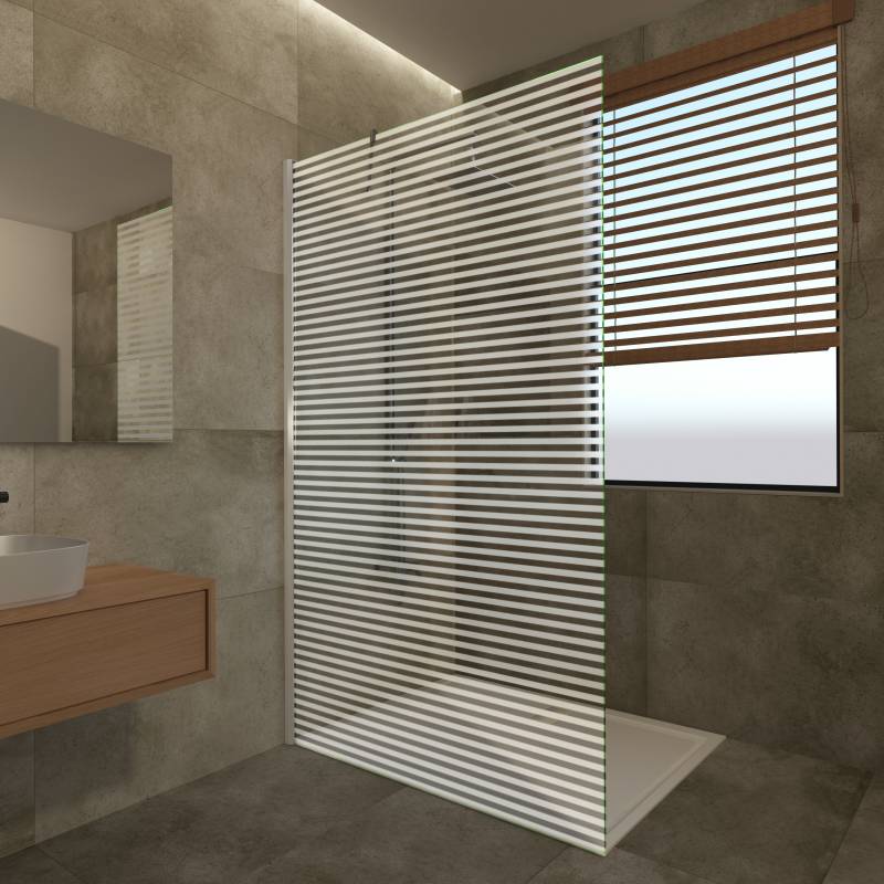 Glasduschwand ESG Livia