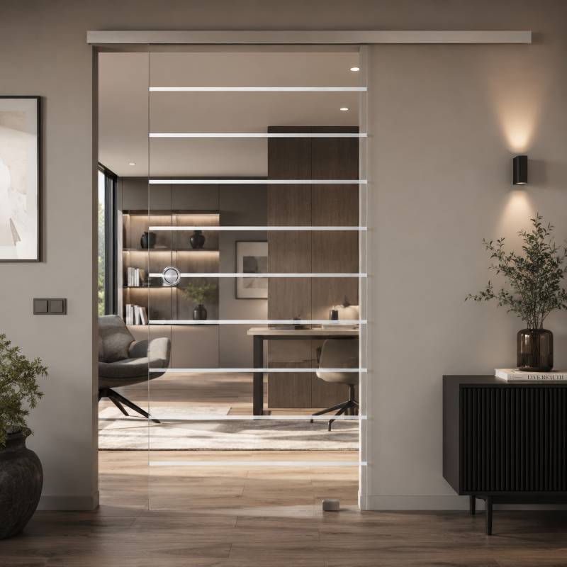 Glasschiebetür Softclose Lines 3/IS