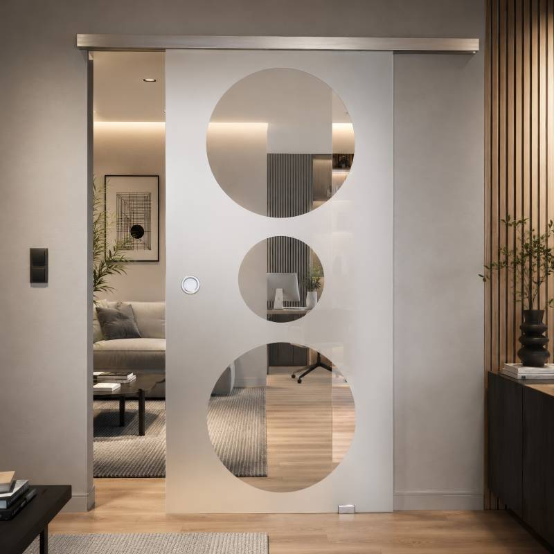 Glasschiebetür Sondermaß Dots 5/IS
