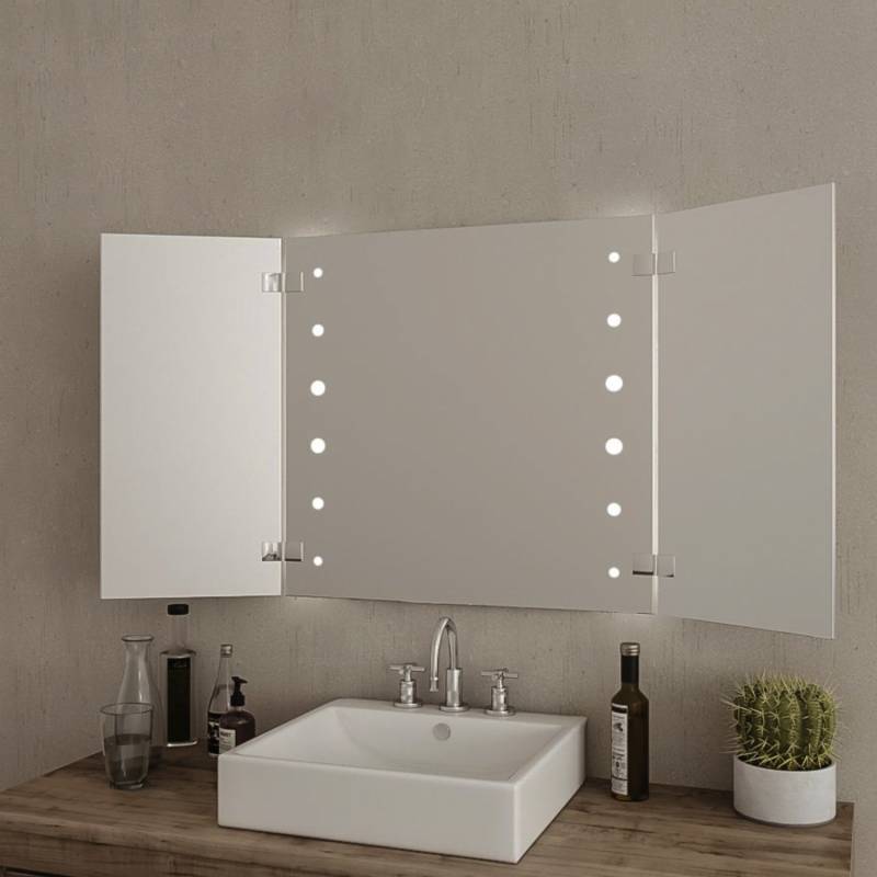 Klappspiegel Eilif (LED beleuchtet)