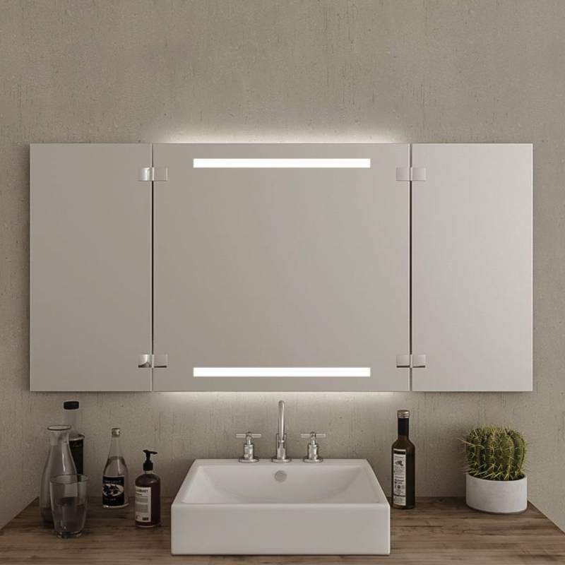 Klappspiegel Göta (LED beleuchtet)