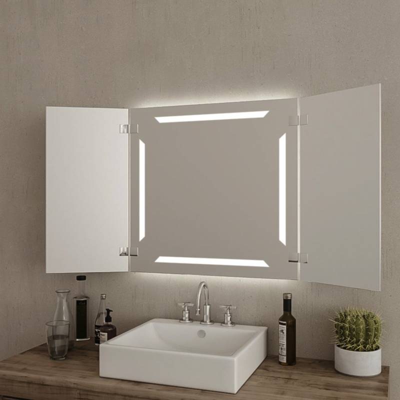 Klappspiegel Jens (LED beleuchtet)