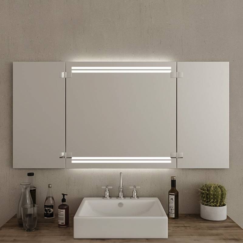 Klappspiegel Kattis (LED beleuchtet)