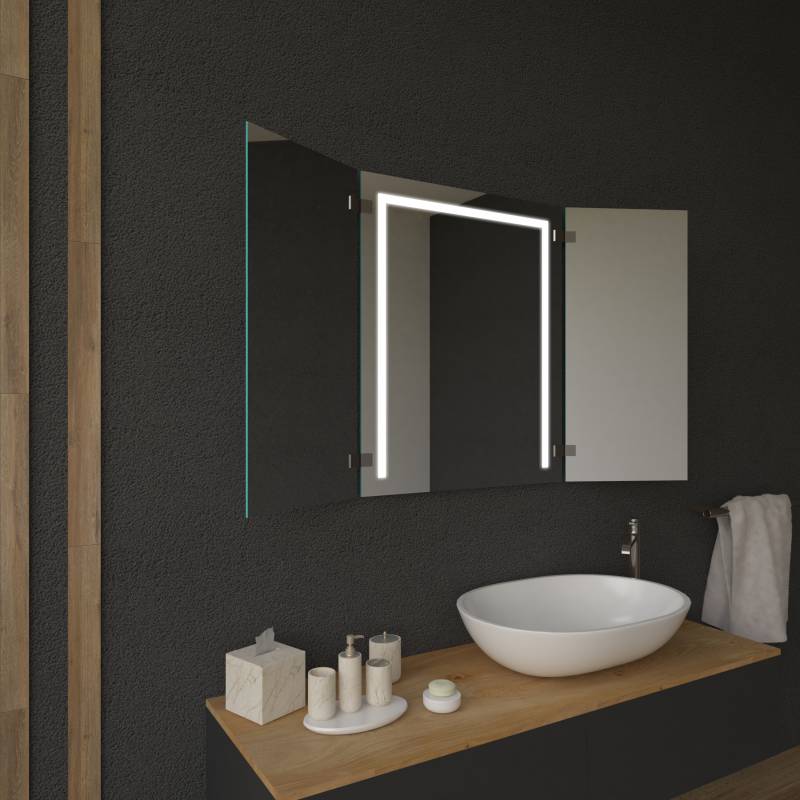 Klappspiegel Mejram (LED beleuchtet)