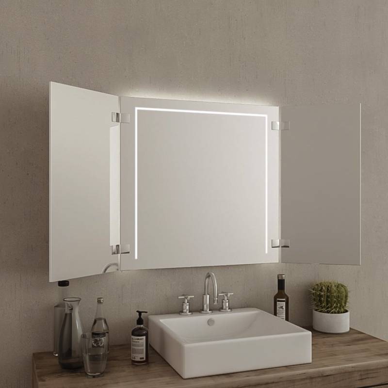 Klappspiegel Nielson (LED beleuchtet)