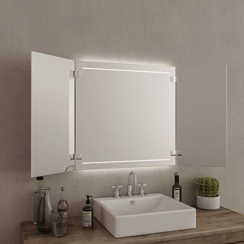 Klappspiegel Niss (LED beleuchtet)