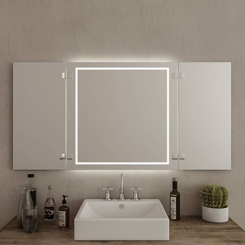 Klappspiegel Vilda (LED beleuchtet)