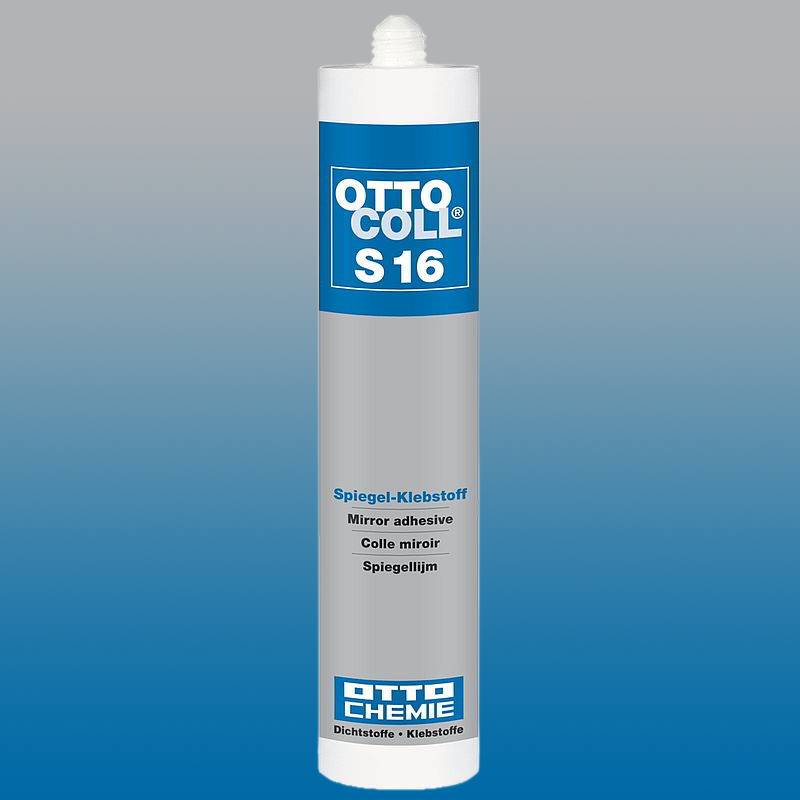 Kleber von Ottocoll® S16 für Glas und Spiegel Kartusche 310 ml
