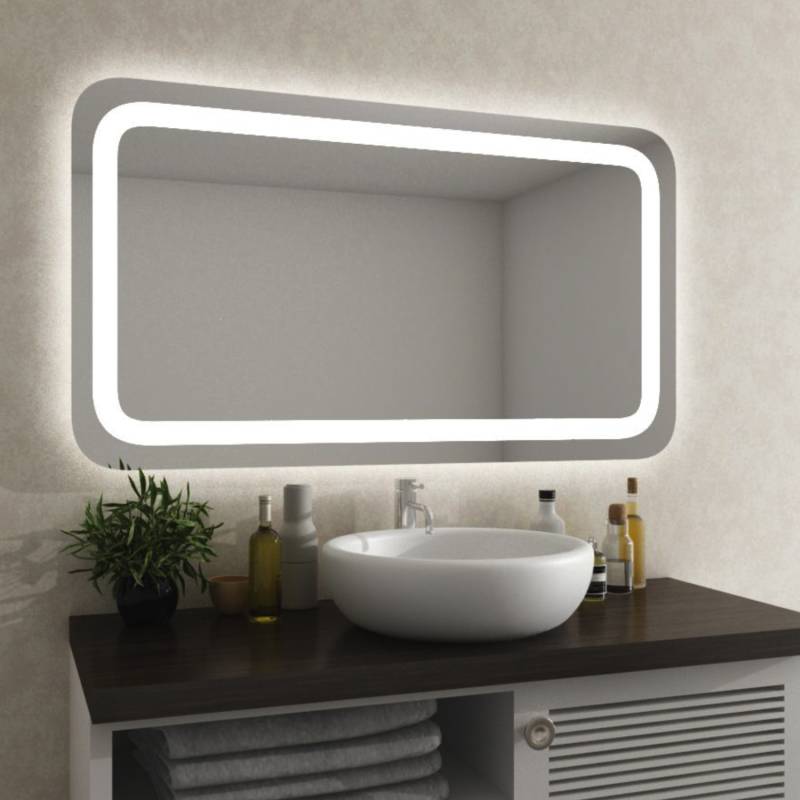 Lichtspiegel mit runden Ecken Nattfari