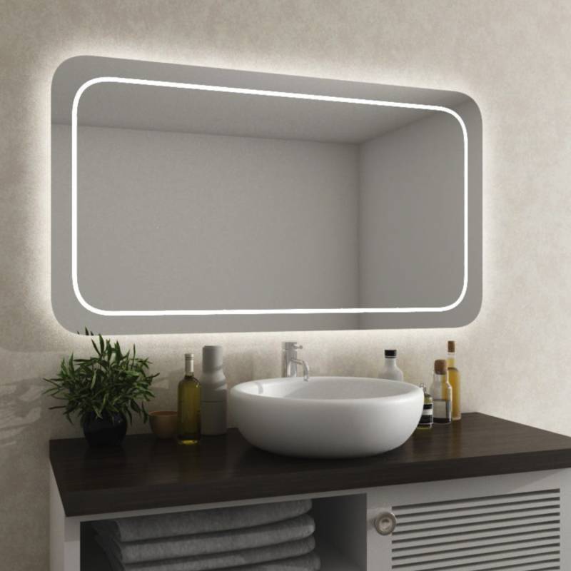 Spiegel Oern mit runden Ecken