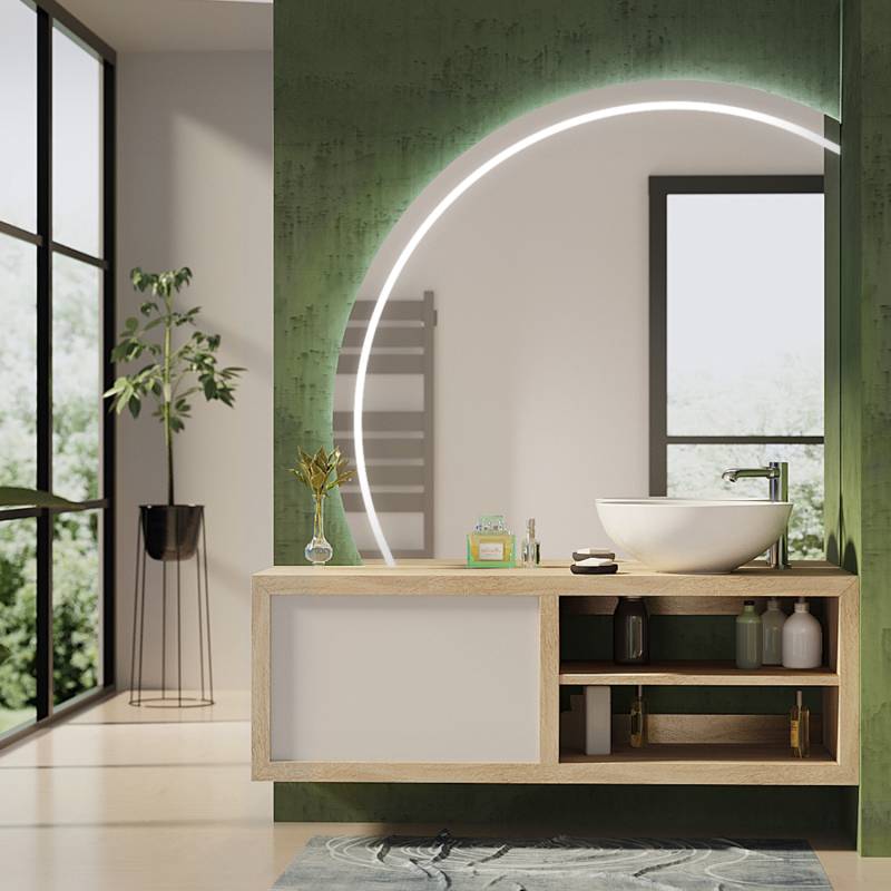 Spiegel rund angeschnitten Claudio SK2