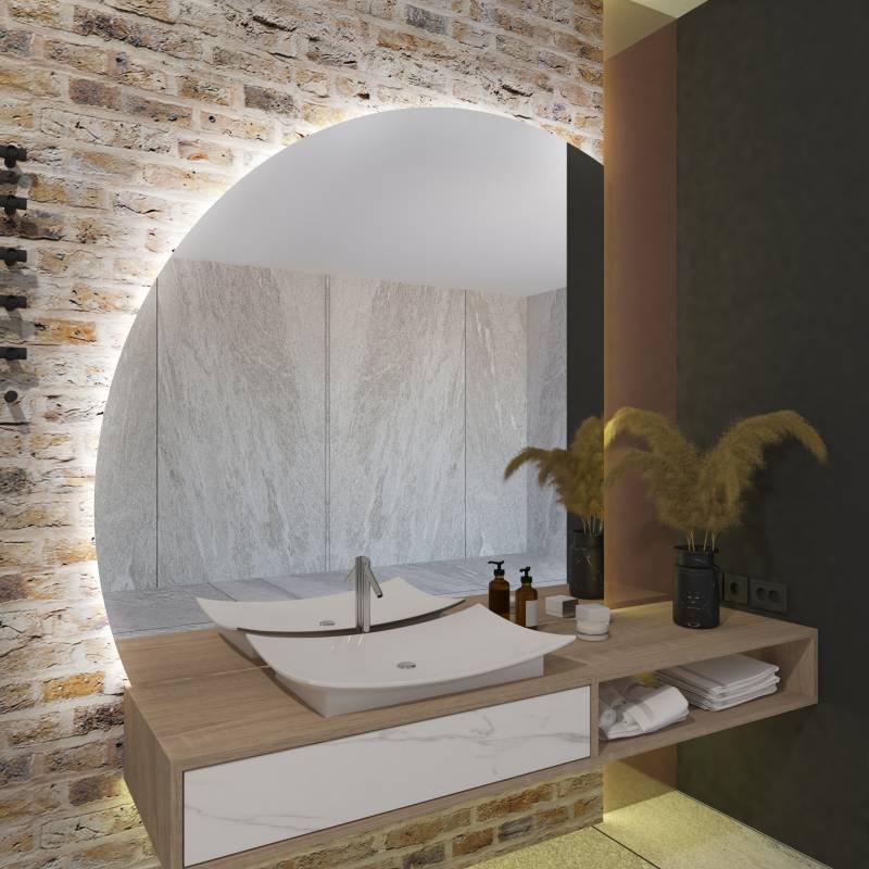 Spiegel rund angeschnitten Matteo SK2