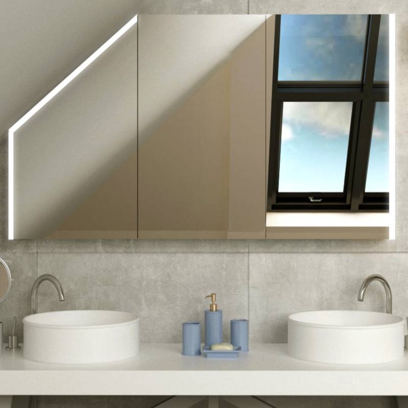 Spiegelschrank für Dachschräge Halmar
