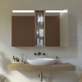 Bad Spiegelschrank LED mit Regal Arendal