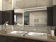 Spiegelschrank Badezimmer mit Licht Halmstad