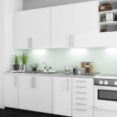 Küchenrückwand mit grünem Schimmer REF 9010