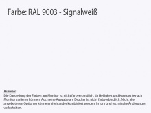 Alpinweisse Küchenrückwand REF 9003