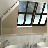 Spiegelschrank unbeleuchtet Schräge Lucile