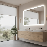 Badezimmerspiegel mit runden Ecken Lykka