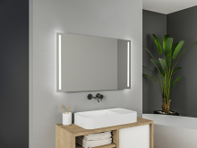 Badspiegel mit LED Beleuchtung - Wasser