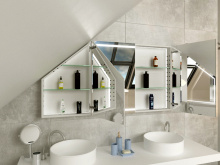 Spiegelschrank fürs Bad mit Schräge Bryne
