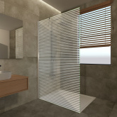 Glasduschand ESG Livia