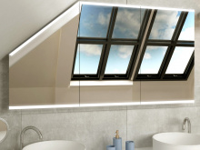 Einbau Spiegelschrank für Dachschräge Fauske
