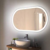 Spiegel mit Rundung Molde