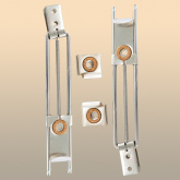 Kippspiegelhalter Paar (Neigung bis 35°)