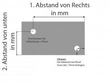 Glasrückwand Küche satiniert Milchglas 6 mm ESG