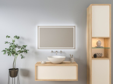 Badezimmer Wandspiegel LED Frigga