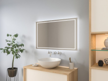 Badezimmer Wandspiegel LED Frigga